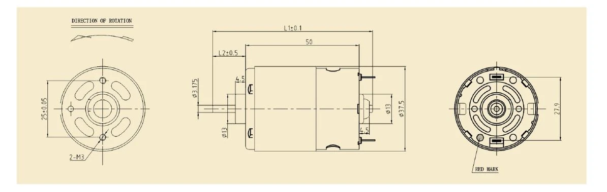 545SH motor outline