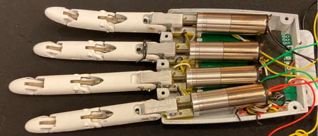 Disassembly diagram of the humanoid robots dexterous hand Disassembly diagram of the humanoid robots dexterous hand
