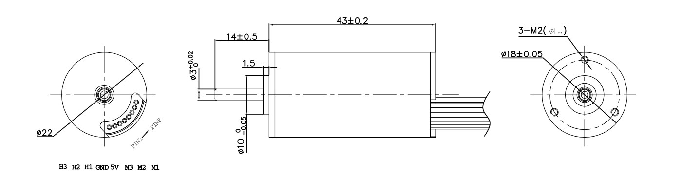 VEC-22 series Coreless motor design VEC-22 series Coreless motor design