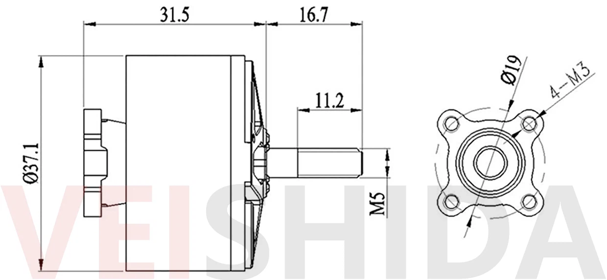 3115 900KV FPV Drone Motor Design drawings 3115 900KV FPV Drone Motor Design drawings
